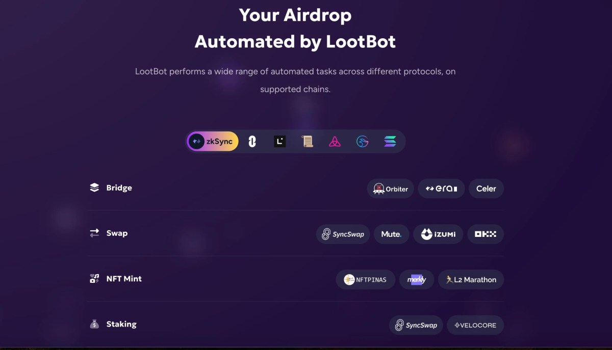 Lootbot - Automated Crypto Airdrop Tool